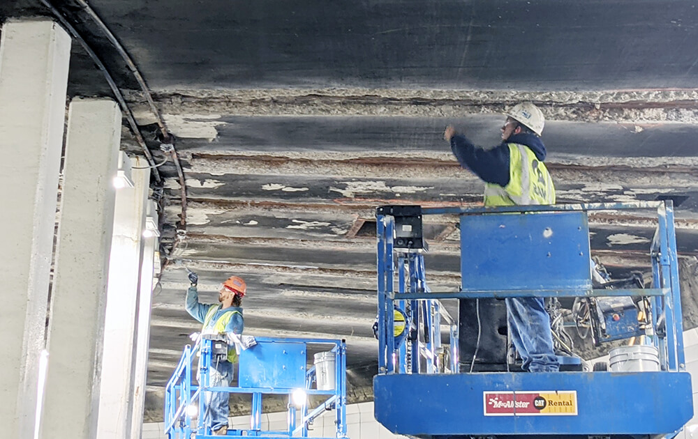 Tunnel Ceiling Replacement, Detroit Windsor Tunnel